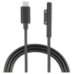 Kábel 4smarts Connect Cable USB-C 5A 1m Microsoft Surface készülékhez fekete