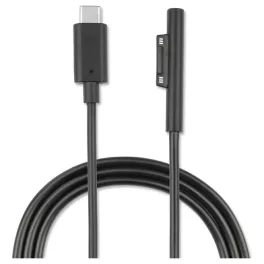   Kábel 4smarts Connect Cable USB-C 5A 1m Microsoft Surface készülékhez fekete