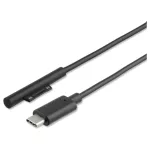 Kábel 4smarts Connect Cable USB-C 5A 1m Microsoft Surface készülékhez fekete