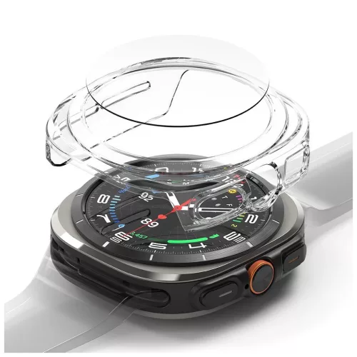 RINGKE SLIM & TEMPERED GLASS Samsung Galaxy Watch Ultra 2024/2025 (47 MM) készülékhez védőüveg átlátszó