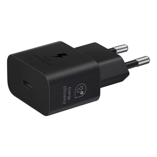 EP-T2510EBE Samsung USB-C 25W utazó töltő - csomagolás nélküli gyártói fekete