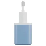 Fali töltő Bazic GoPort Velox Kit USB-C/USB-A GaN 35W kábellel kék