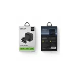 ENERGEA Fali töltő 1xUSB+2xUSB-CPD-PPS-QC 3.0 66W 2C1A US+EU Travelite GAN66 fekete