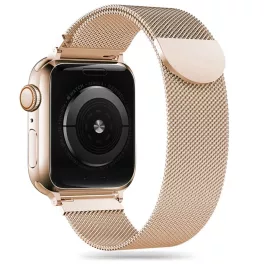   TECH-PROTECT MILANESEBAND Apple Watch 8/9/10/11/SE/ULTRA készülékhez óra szíj (44/45/46/49 MM) arany