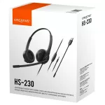 Creative HS-230 vezetékes fejhallgató USB mikrofonnal fekete
