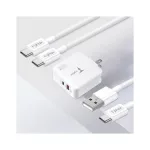 T-PHOX MEGA T-PP09 GAN PD 65W USB/USB-C fali töltő, fehér