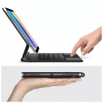 TECH-PROTECT SMARTCASE MAGNETIC + KEYBOARD billentyűzetes tok iPad 10.9” (10/2022) / iPad 11” (11/2025) készülékhez fekete