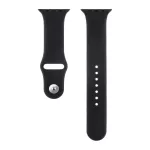 OBAL:ME szilikon szíj Apple Watch 38-41mm készülékhez, S-M, fekete