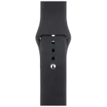 OBAL:ME szilikon szíj Apple Watch 38-41mm készülékhez, S-M, fekete