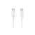 USAMS USB-C to USB-C kábel 60W 1m Fast Charging YD Series fehér SJ711USB02 (US-SJ711)