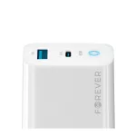 Forever TC-06-65AC 65W GaN PD QC töltő 1× USB-C, 1× USB fehér