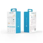 Forever TC-06-65AC 65W GaN PD QC töltő 1× USB-C, 1× USB fehér
