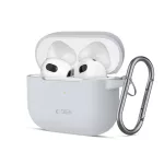 TECH-PROTECT szilikon akasztó Apple AirPods 3 készülékhez, krétaszürke
