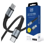 3MK Hyper Cable N-SERIES USB-C to USB-C kábel 2m 48V/5A 240W fekete