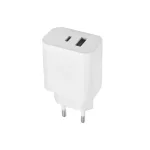 Maxlife MXTC-06 PD QC töltő 1x USB-C 1x USB 30W fehér