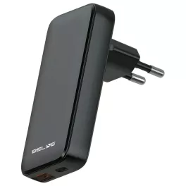   Beline töltő 1x USB-C + 1x USB 65W PD 3.0 + QC 3.0 BLN2CW65 (csak fej) fekete