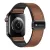 Forcell F-Design FA21 mágneses környezetbarát bőrszíj Apple Watch készülékhez 42/44/45/49 mm barna