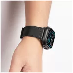 Forcell F-Design FA21 mágneses környezetbarát bőrszíj Apple Watch készülékhez 42/44/45/49 mm barna