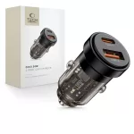 TECH-PROTECT CC03 2-PORT autós töltő PD 30W / QC3.0 fekete