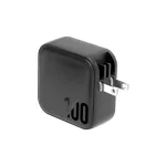 ENERGEA Fali töltő 1xUSB+3xUSB-CPD-PPS-QC 3.0 100W 3C1A US+EU Travelite GAN100 fekete