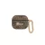 CG MOBILE GUESS SCRIPT METAL szilikon tok (karabíner, textil minta) BARNA Apple AirPods 3 (GUA34GSMW)