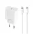 Maxlife MXTC-06-20C PD QC töltő 1x USB-C 20W fehér + USB-C–Lightning kábel 20W