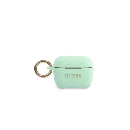   CG MOBILE GUESS SILICONE GLITTER szilikon tok (karabíner, csillámporos) VILÁGOSZÖLD Apple AirPods Pro (GUACAPSILGLGN)