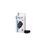 Beline töltő 1x USB-C + 1x USB 20W (only head) PD 3.0 + QC 3.0 BLN2CB20 fekete