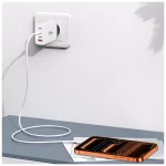 TECH-PROTECT NC120W-GAN 4-PORT hálózati töltő PD 120W / QC3.0 fehér