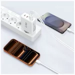 TECH-PROTECT NC120W-GAN 4-PORT hálózati töltő PD 120W / QC3.0 fehér