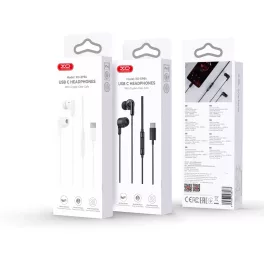 XO EP84 USB-C vezetékes fülhallgató fehér