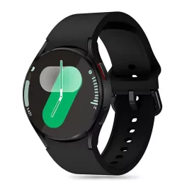   TECH-PROTECT szilikon tok Samsung Galaxy Watch 4/5/5 PRO/6/7/FE készülékhez fekete