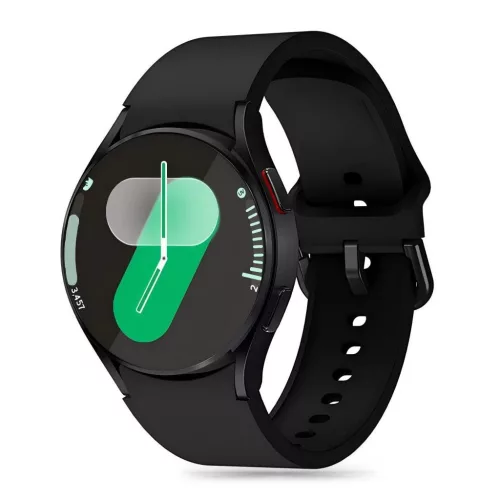 TECH-PROTECT szilikon tok Samsung Galaxy Watch 4/5/5 PRO/6/7/FE készülékhez fekete