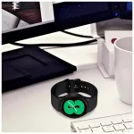 TECH-PROTECT szilikon tok Samsung Galaxy Watch 4/5/5 PRO/6/7/FE készülékhez fekete