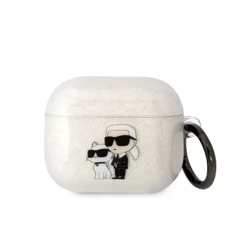 Karl Lagerfeld tok fehér KLA3HNKCTGT Airpods 3 készülékhez