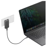 Fali töltő Energea TravelWorld Edge 65W 2xUSB-C PD/PPS/QC3.0 (US/UK/EU) grafit