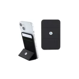   CG MOBILE BMW SIGNATURE kártyatartó (kitámasztó, MagSafe) FEKETE (BMWCSMRSK)