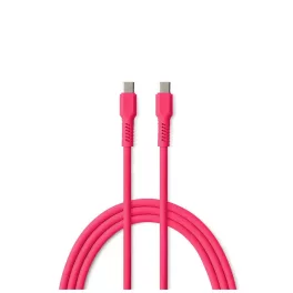 COLORUM USB-C–USB-C kábel 1,8 m 3 A CK60-CC-02 magenta
