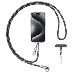 Usams SJ746 30W USB-C to Lightning 1.2m fekete telefonpánt töltőkábellel