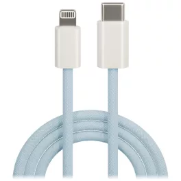   Maxlife MXUC-06 USB-C–Lightning kábel 20W 1,0 m kék nylon