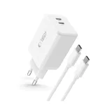 TECH-PROTECT NC45W-GAN hálózati töltő PD 45W + TYPE-C kábel fehér