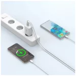 TECH-PROTECT NC45W-GAN hálózati töltő PD 45W + TYPE-C kábel fehér