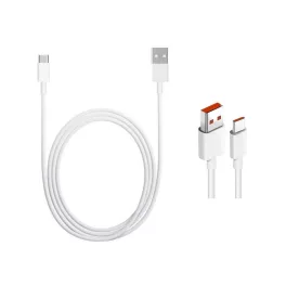   Xiaomi eredeti USB-C adatkábel 4A 1m fehér (nagy kiszerelés)