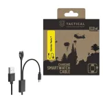 Tactical USB töltő 2in1 kábel Garmin Fenix 7/8, Tactix 8 készülékhez + USB-C