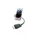 USAMS USB-C to Lightning kábel 30W 1,2m Zinc Alloy gyors töltésű adatkábel Meteor Series SJ743USB0