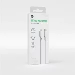 Forever Recycling Cable USB-C–Lightning kábel 1,5 m 3A KR12-CL-00 fehér