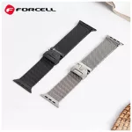 Forcell F-Design FA11 szíj acél csattal Apple Watch (38/40/41 mm) készülékhez fekete