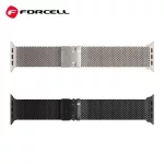Forcell F-Design FA11 szíj acél csattal Apple Watch (38/40/41 mm) készülékhez fekete