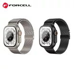 Forcell F-Design FA11 szíj acél csattal Apple Watch (38/40/41 mm) készülékhez fekete