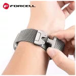 Forcell F-Design FA11 szíj acél csattal Apple Watch (38/40/41 mm) készülékhez fekete